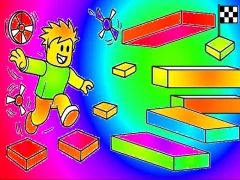 Žaidimas Coloring Book: Roblox Obby Runner internete