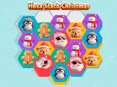 Žaidimas Hexa Stack Christmas internete