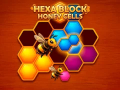 Žaidimas Hexa Block: Honey Cells internete