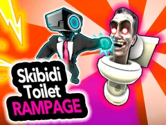 Žaidimas Skibidi Toilet Rampage internete