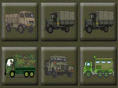Žaidimas Army Trucks Memory internete