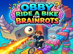 Žaidimas Obby Ride a Bike For Brainrots internete