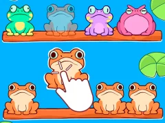Žaidimas Sorting frogs internete