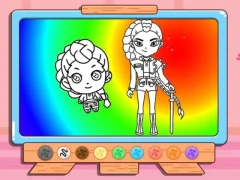 Žaidimas Coloring Book: Kpop Rumi internete