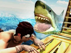 Žaidimas Raft Angry Shark Hunting internete
