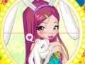 Žaidimas Winx bunny style: Round Puzzle internete