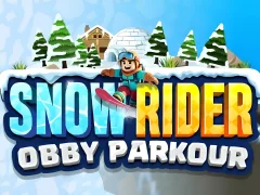 Žaidimas Snow Rider Obby Parkour internete