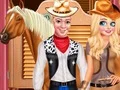 Žaidimas Frozen Couple Cowboy Style internete