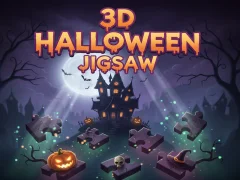 Žaidimas 3D Halloween Jigsaw internete
