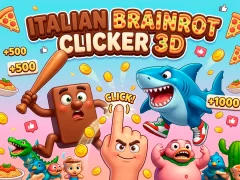 Žaidimas Italian Brainrot Clicker 3D internete