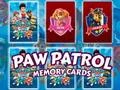 Žaidimas Paw Patrol Memory Cards internete