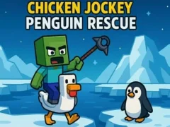 Žaidimas Chicken Jockey: Penguin Rescue internete