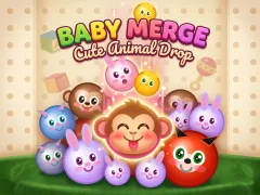 Žaidimas Baby Merge Cute animal drop internete