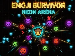 Žaidimas Emoji Survivor - Neon Arena internete