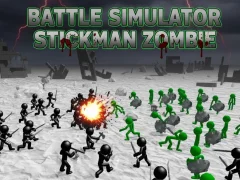 Žaidimas Battle Simulator Stickman Zombie internete