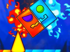 Žaidimas Fire And Water Geometry Dash internete