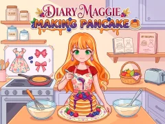 Žaidimas Diary Maggie Making Pancake internete