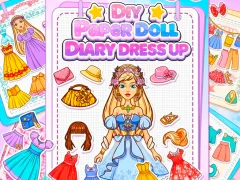 Žaidimas Diy Paper Doll Diary Dress Up internete