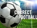 Žaidimas Correct football internete