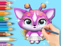 Žaidimas Coloring Book: Cute Fluvsies internete
