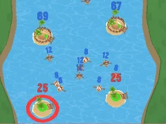 Žaidimas Battle For The Islands internete