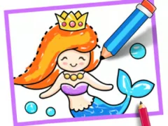 Žaidimas Toddler Drawing: Mermaid internete