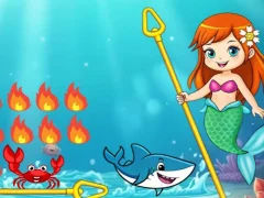 Žaidimas Princess vs Shark internete