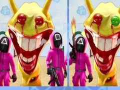 Žaidimas Squid Game X Sprunki Anomaly internete