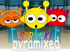 Žaidimas Sprunki Pyramixed: Squid Game internete