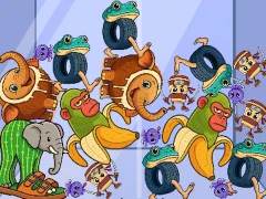 Žaidimas Italian Brainrot: Animals Merge Puzzle internete