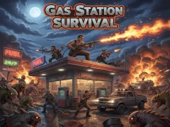 Žaidimas Gas station survival internete