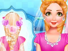 Žaidimas Princess wedding hairstyle internete