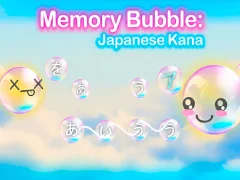 Žaidimas Memory Bubble: Japanese Kana internete