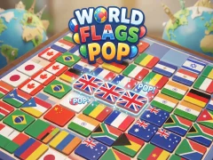 Žaidimas World Flags Pop internete