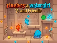 Žaidimas Fireboy & Watergirl 7: and Friends internete