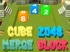Žaidimas 2048 Cube Merge Block internete