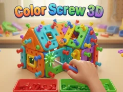 Žaidimas Color Screw 3D internete