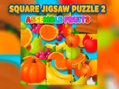 Žaidimas Square jigsaw Puzzle 2 - Assemble Fruits internete