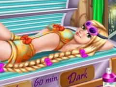 Žaidimas Goldie Princess Tanning internete