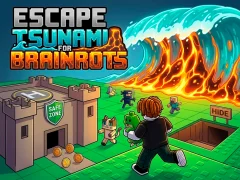 Žaidimas Escape Tsunami for Brainrots internete