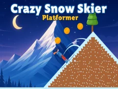 Žaidimas Crazy Snow Skier: Platformer internete