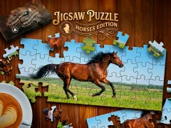 Žaidimas Jigsaw Puzzle Horses Edition internete