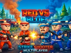 Žaidimas Red vs Blue. Strike Shooter Multiplayer internete