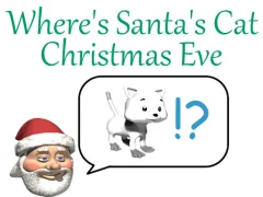 Žaidimas Where's Santa's Cat Christmas Eve internete