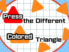 Žaidimas Press The Different Colored Triangle internete
