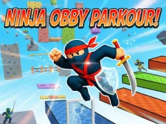 Žaidimas Ninja Obby Parkour internete