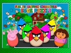 Žaidimas Famous Cartoon Characters Eggs internete