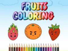 Žaidimas FRUITS COLORING internete