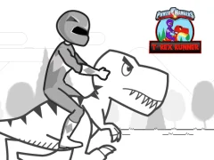 Žaidimas Power Rangers T-Rex Runner internete