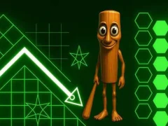 Žaidimas Tung Tung Sahur in Geometry Dash internete